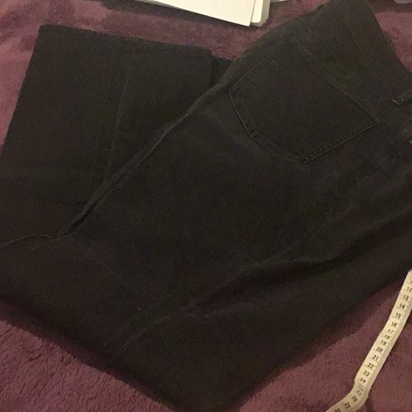 Talbots Flawless Five Pocket High Waisted Curvy Barely Boot Cut Black Jeans - Picture 9 of 13